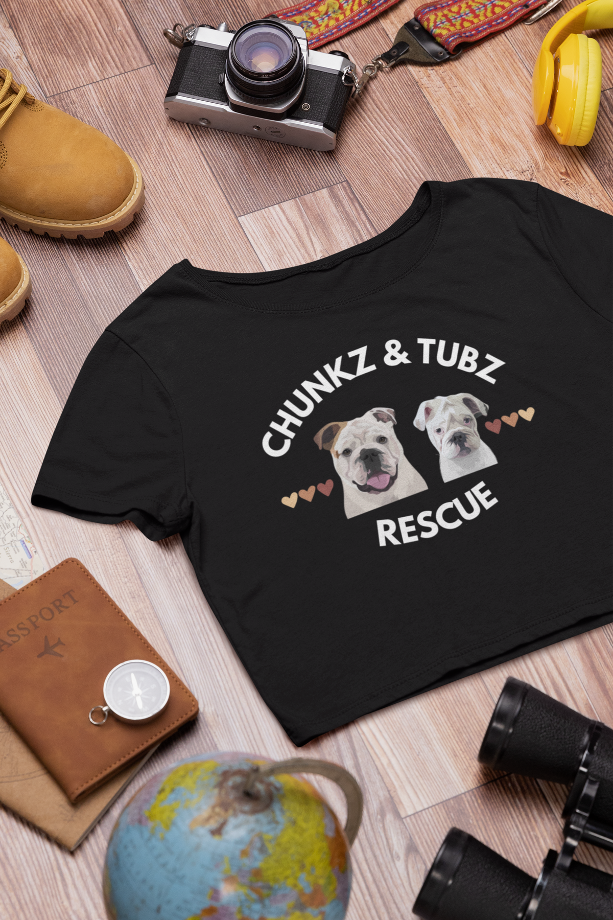 Chunkz & Tubz Rescue Crop Top | Available in Several Colors - Ruff Life Rescue Wear