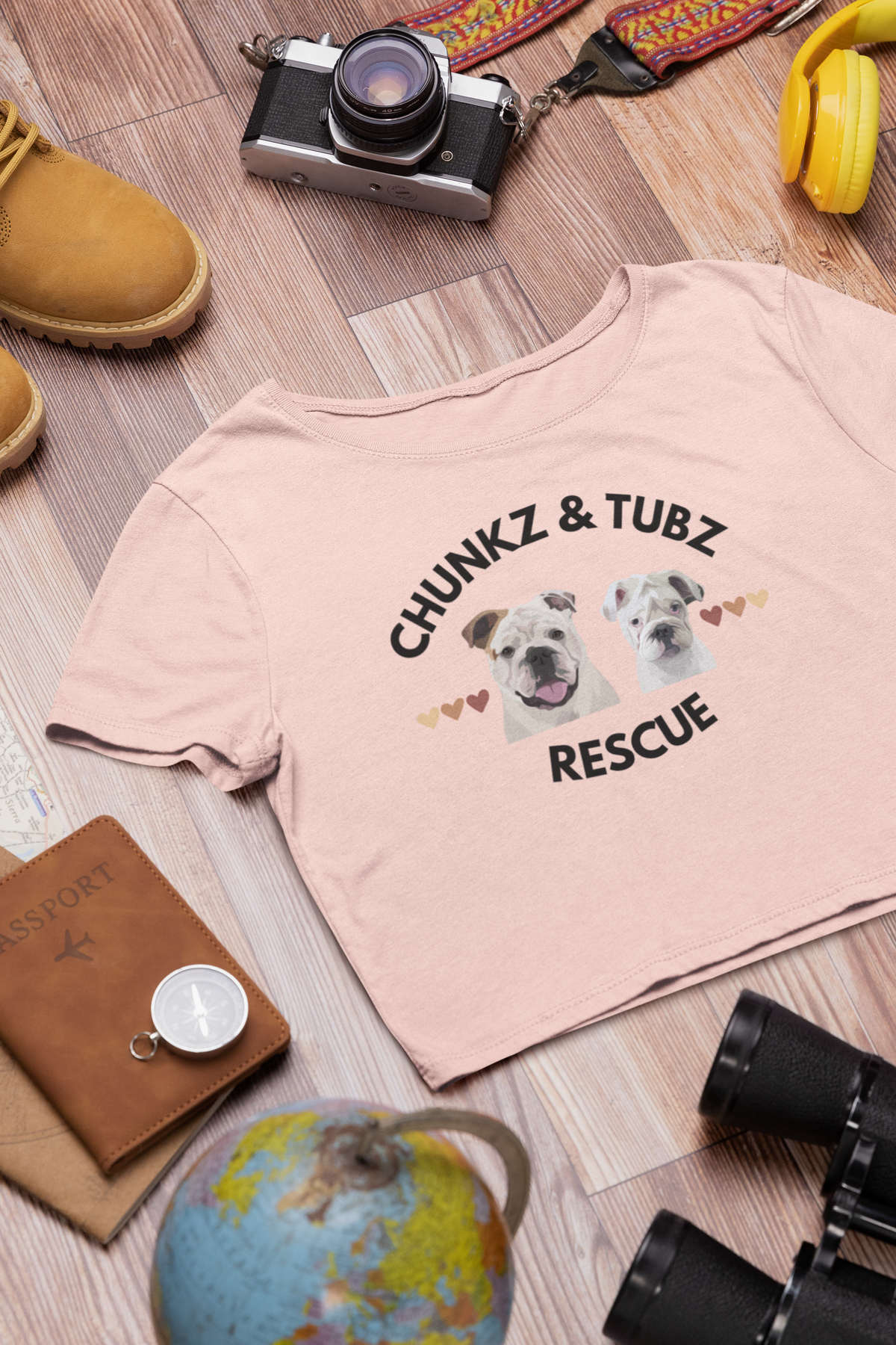 Chunkz & Tubz Rescue Crop Top | Available in Several Colors - Ruff Life Rescue Wear