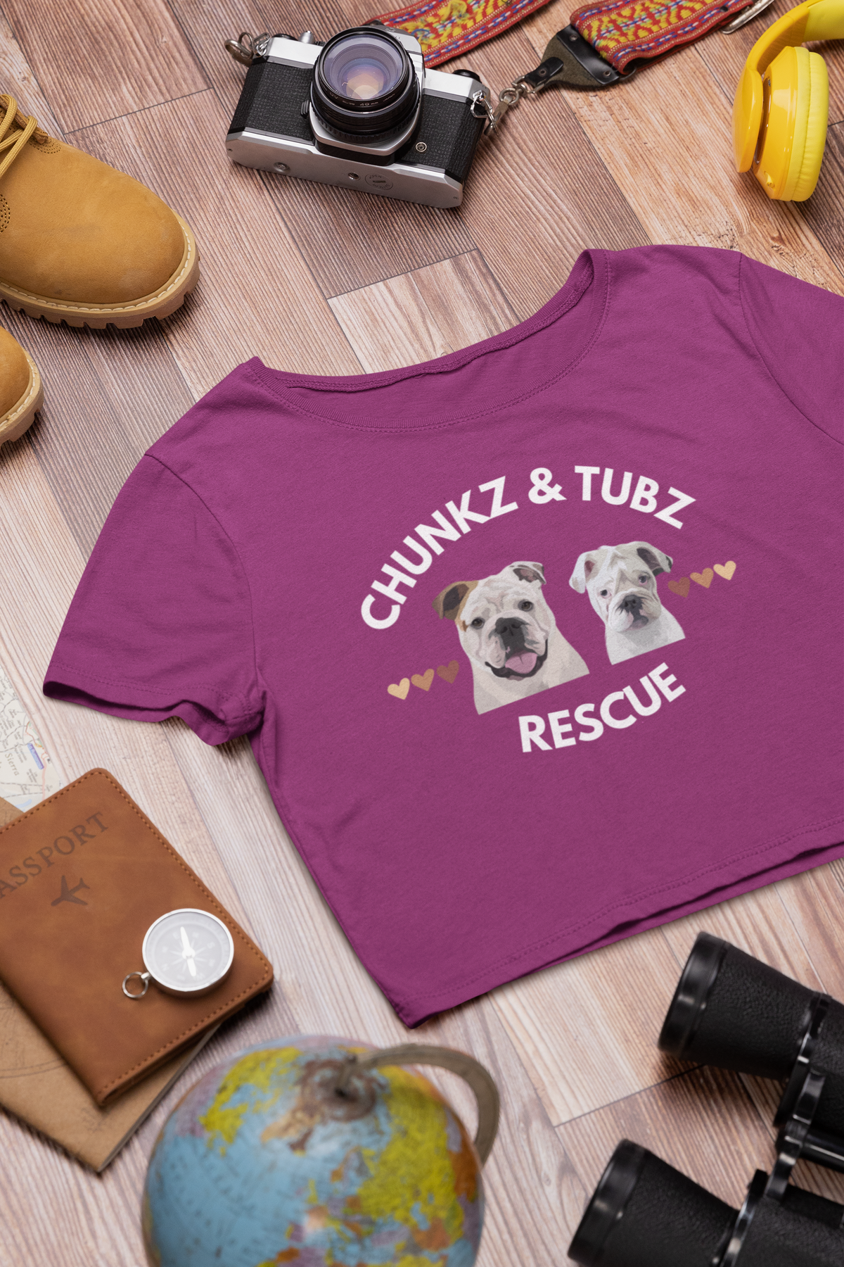 Chunkz & Tubz Rescue Crop Top | Available in Several Colors - Ruff Life Rescue Wear