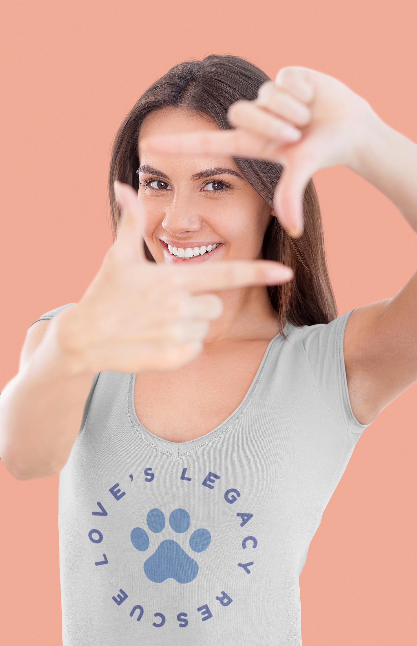 Love's Circle V-Neck (available in several colors)