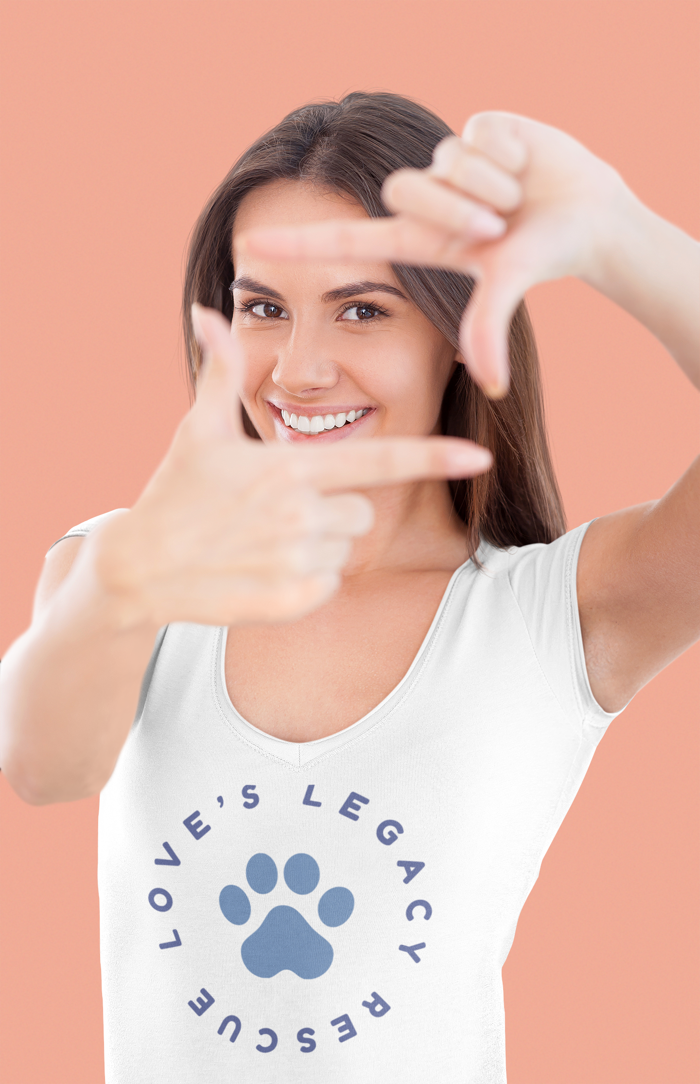 Love's Circle V-Neck (available in several colors)