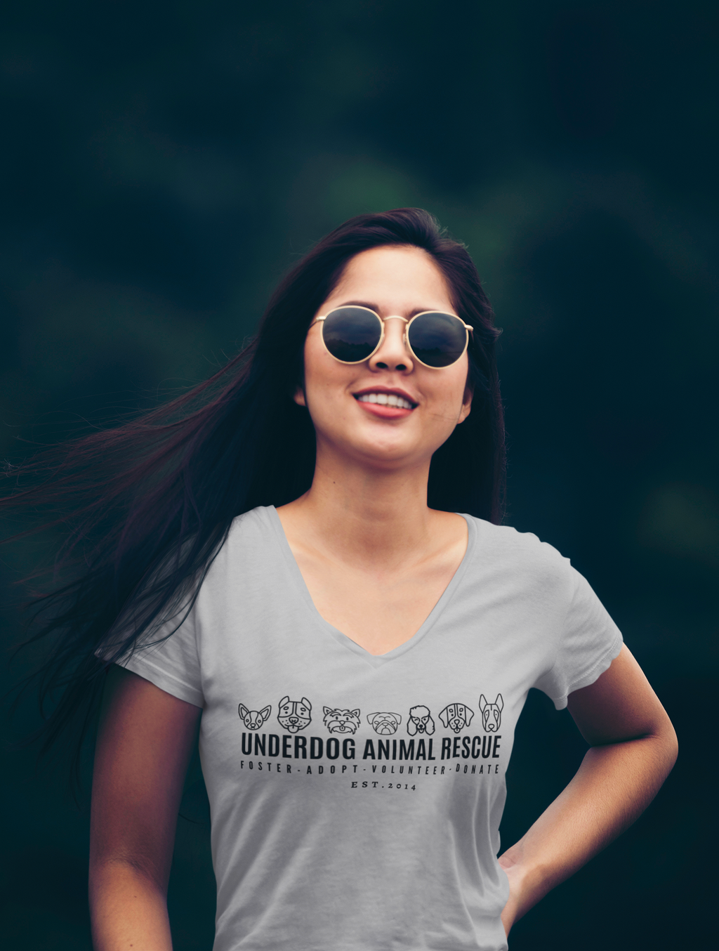 Adopt Relaxed V-Neck (available in several colors)