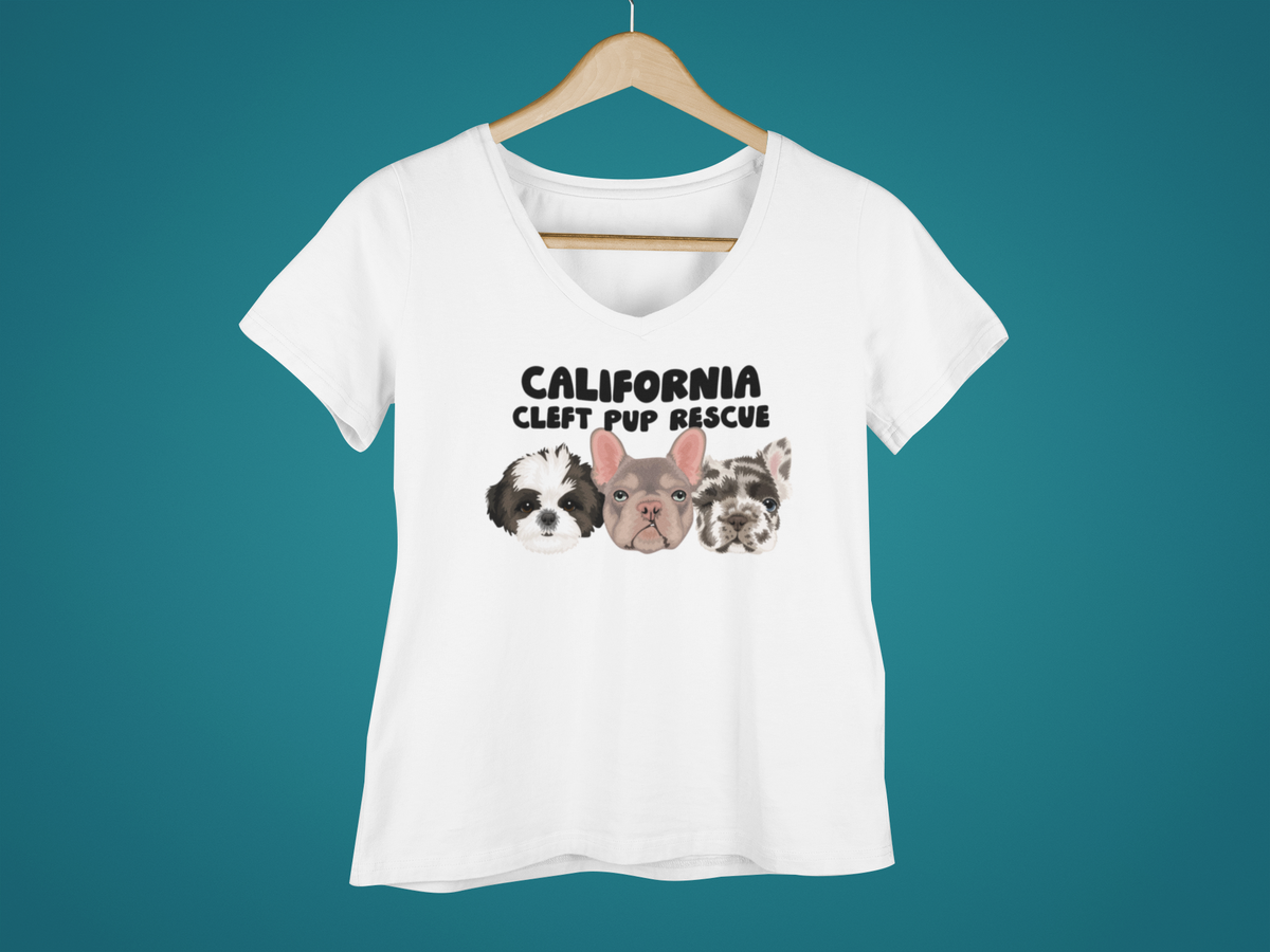 CCPR Ladies V-Neck T-Shirt (several colors available) - Ruff Life Rescue Wear