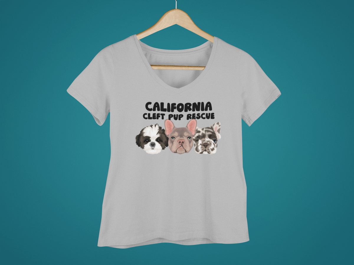CCPR Ladies V-Neck T-Shirt (several colors available) - Ruff Life Rescue Wear