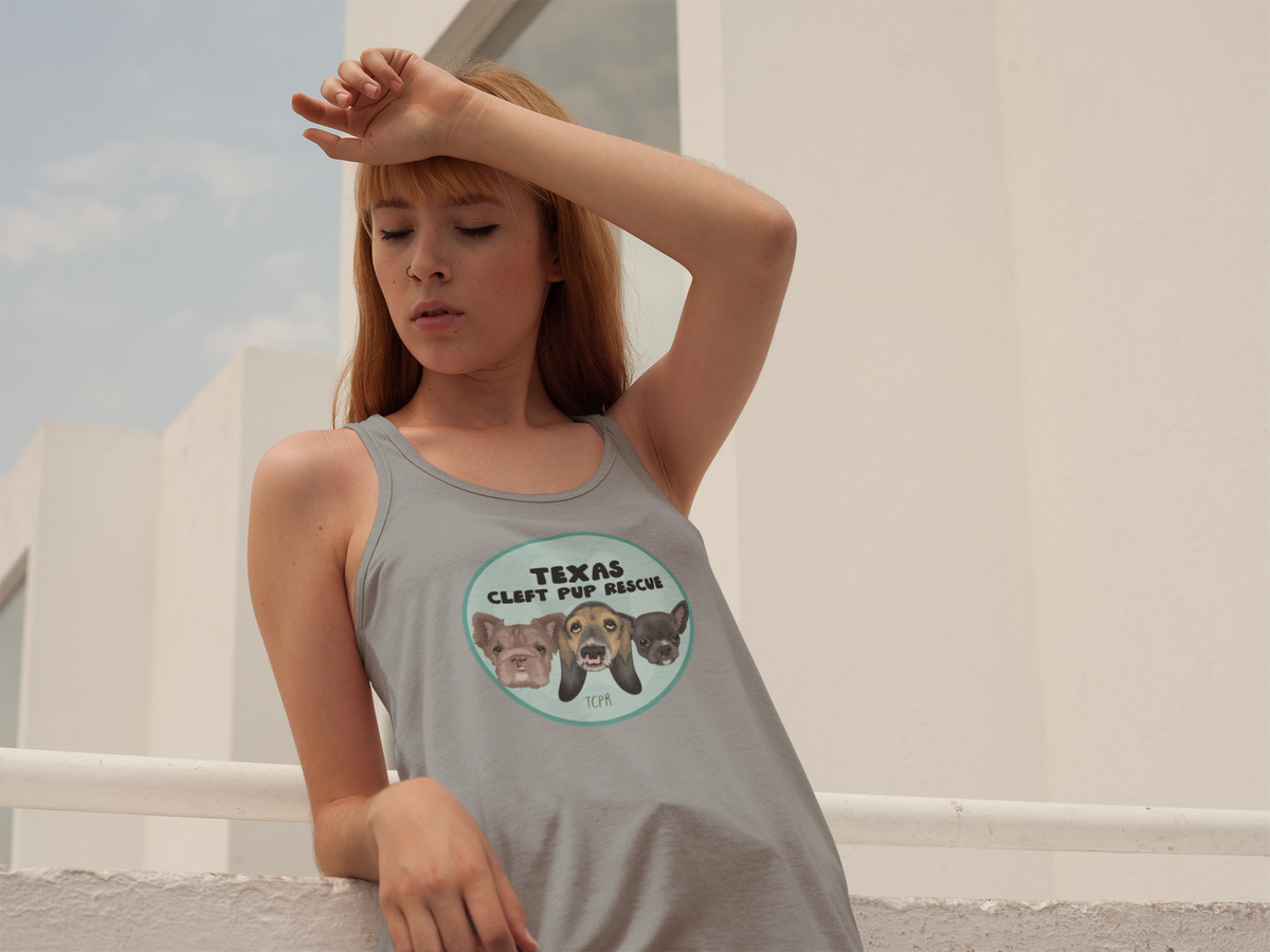 Circle TX Women’s Flowy Racerback Tank (available in many colors) - Ruff Life Rescue Wear