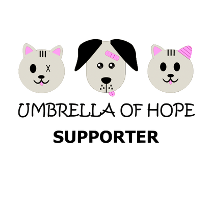 Umbrella of Hope 20 oz Skinny Tumbler and Straw - Ruff Life Rescue Wear