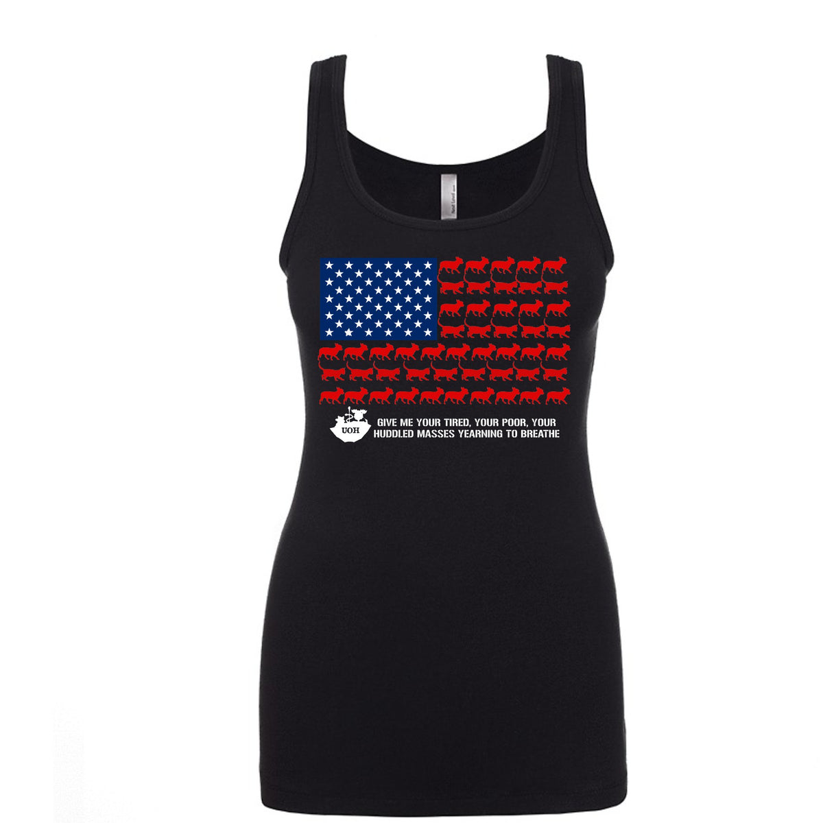 Patriotic Umbrella Jersey Tank - Ruff Life Rescue Wear