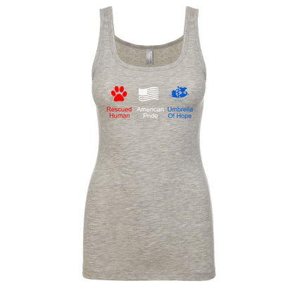 4th of July Umbrella Jersey Tank - Ruff Life Rescue Wear