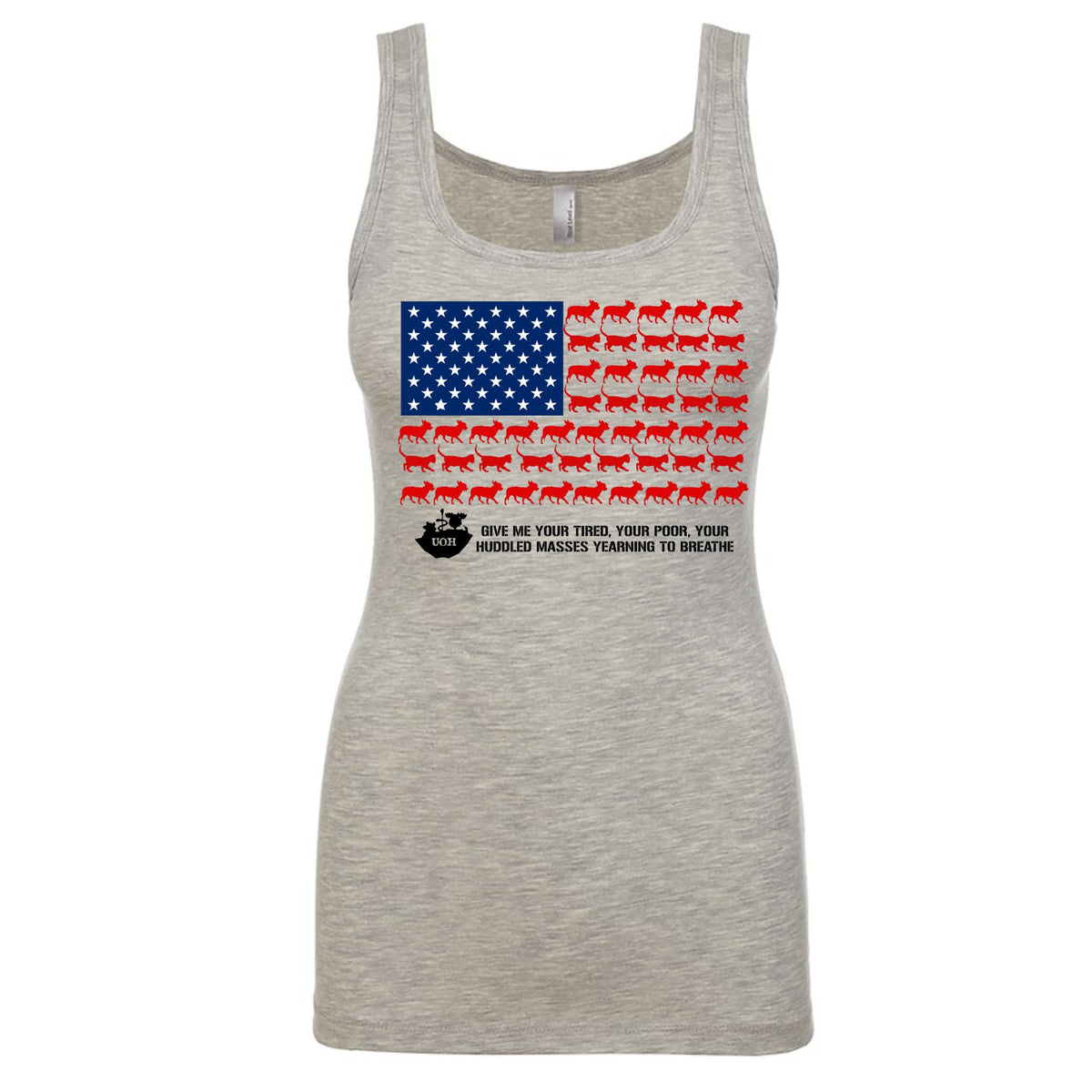 Patriotic Umbrella Jersey Tank - Ruff Life Rescue Wear