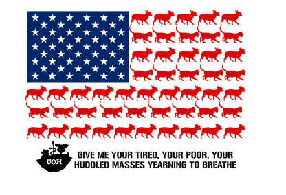 Patriotic Umbrella of Hope Flowy Tank - Ruff Life Rescue Wear