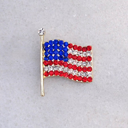 Red White and Blue Brooch Pins - Ruff Life Rescue Wear