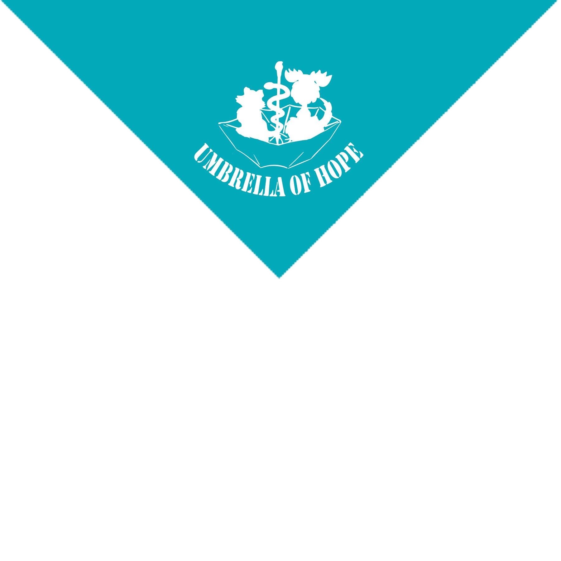 Umbrella of Hope Doggie Bandana - Ruff Life Rescue Wear
