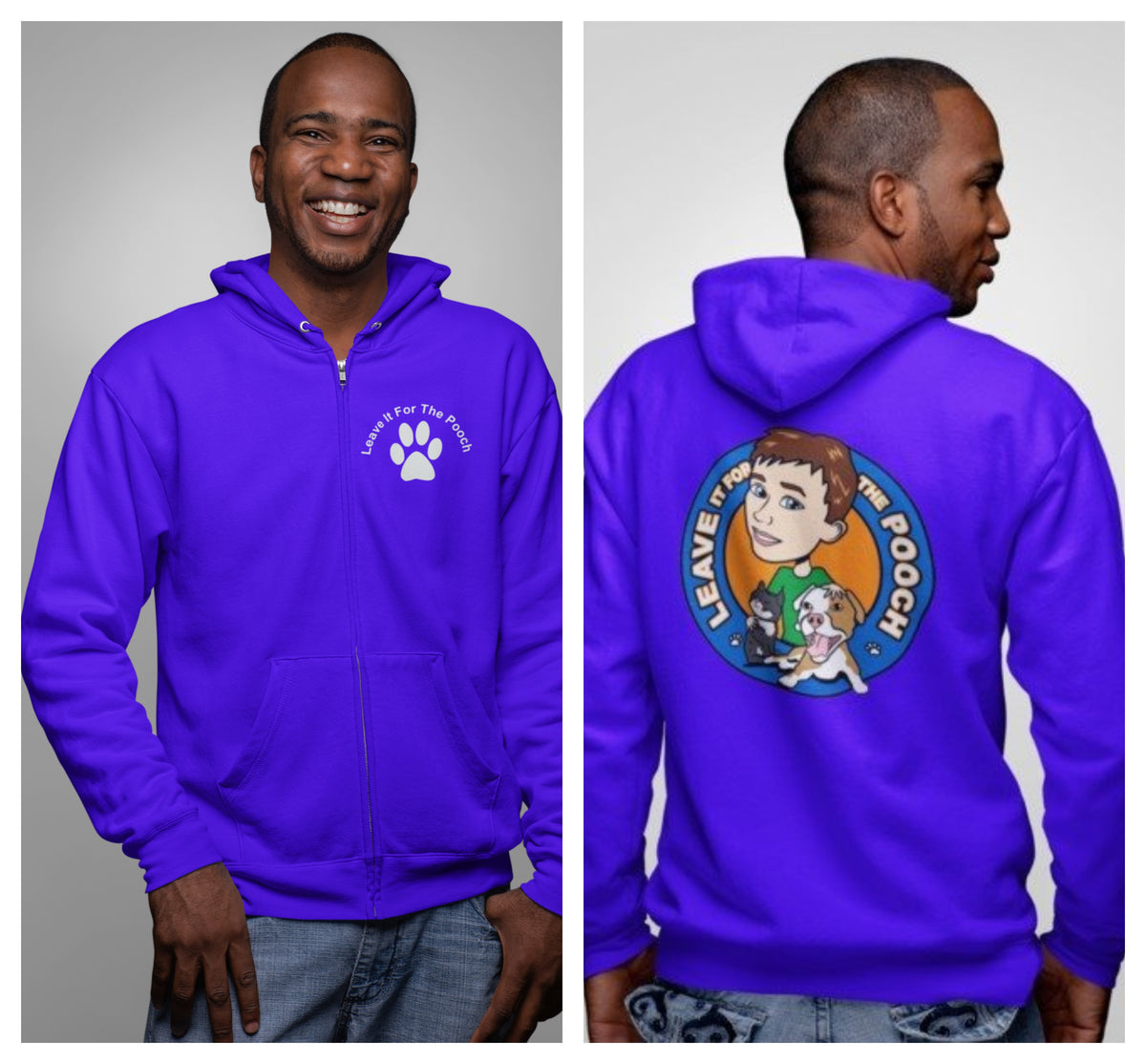 Original Logo Zip Up (Available in several colors) - Ruff Life Rescue Wear