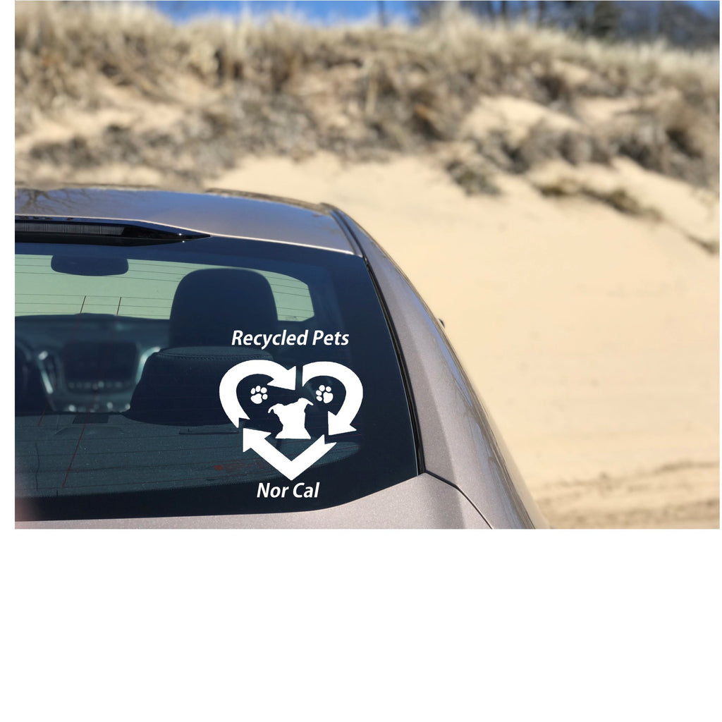 Recycled Pets NorCal Rescue Vinyl Decal - Ruff Life Rescue Wear