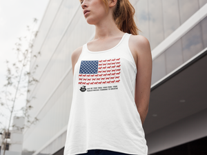 Patriotic Umbrella of Hope Flowy Tank - Ruff Life Rescue Wear
