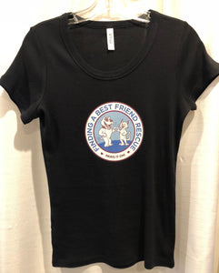 Finding A Best Friend Rescue Slim Fit Tee - Ruff Life Rescue Wear