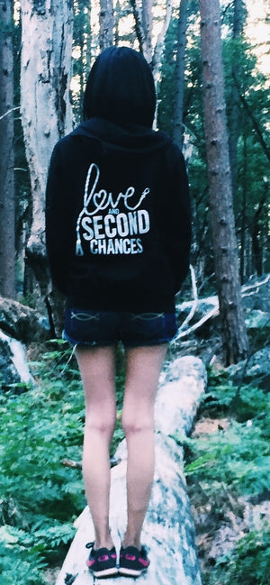 Love & Second  Zip Up Hoodie - Ruff Life Rescue Wear