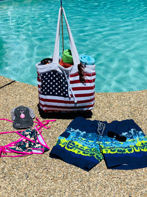 Flag Beachcomber Bag