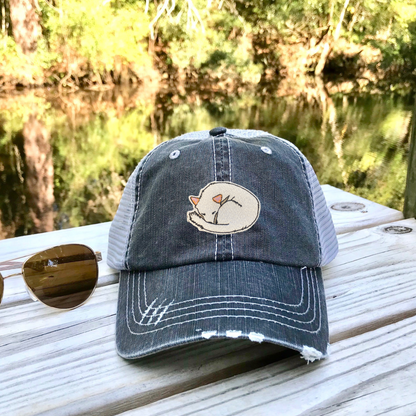 Love & Second Chances Vintage Trucker Caps - Ruff Life Rescue Wear