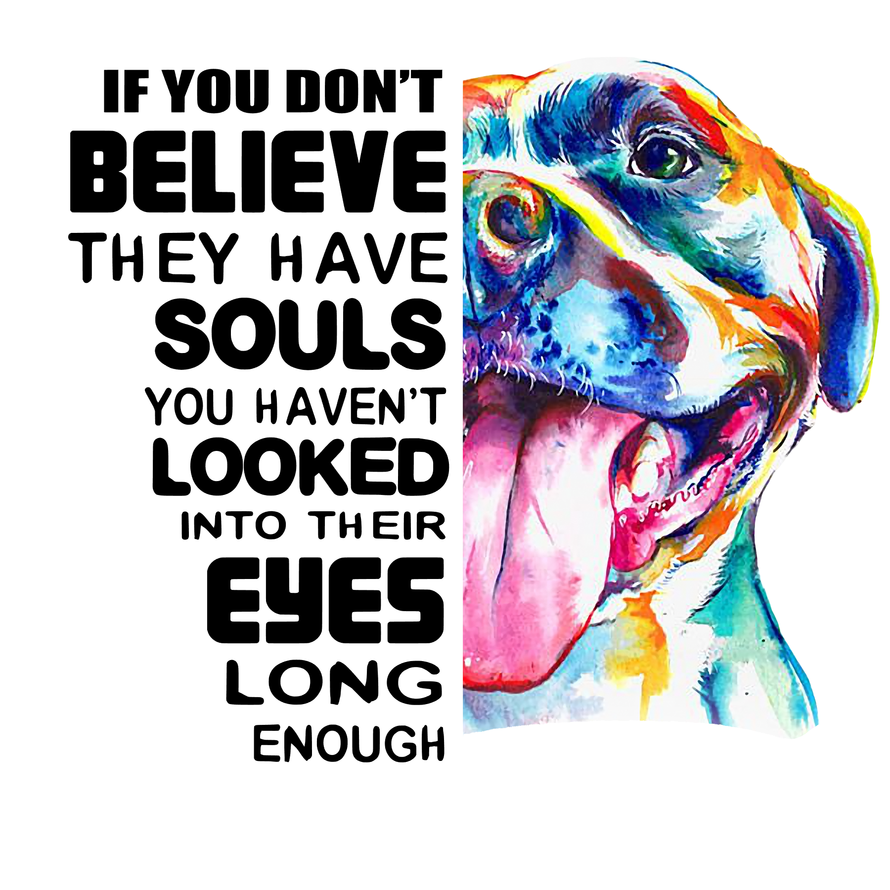 Pitty Eyes Flowy Racerback Tank - Ruff Life Rescue Wear