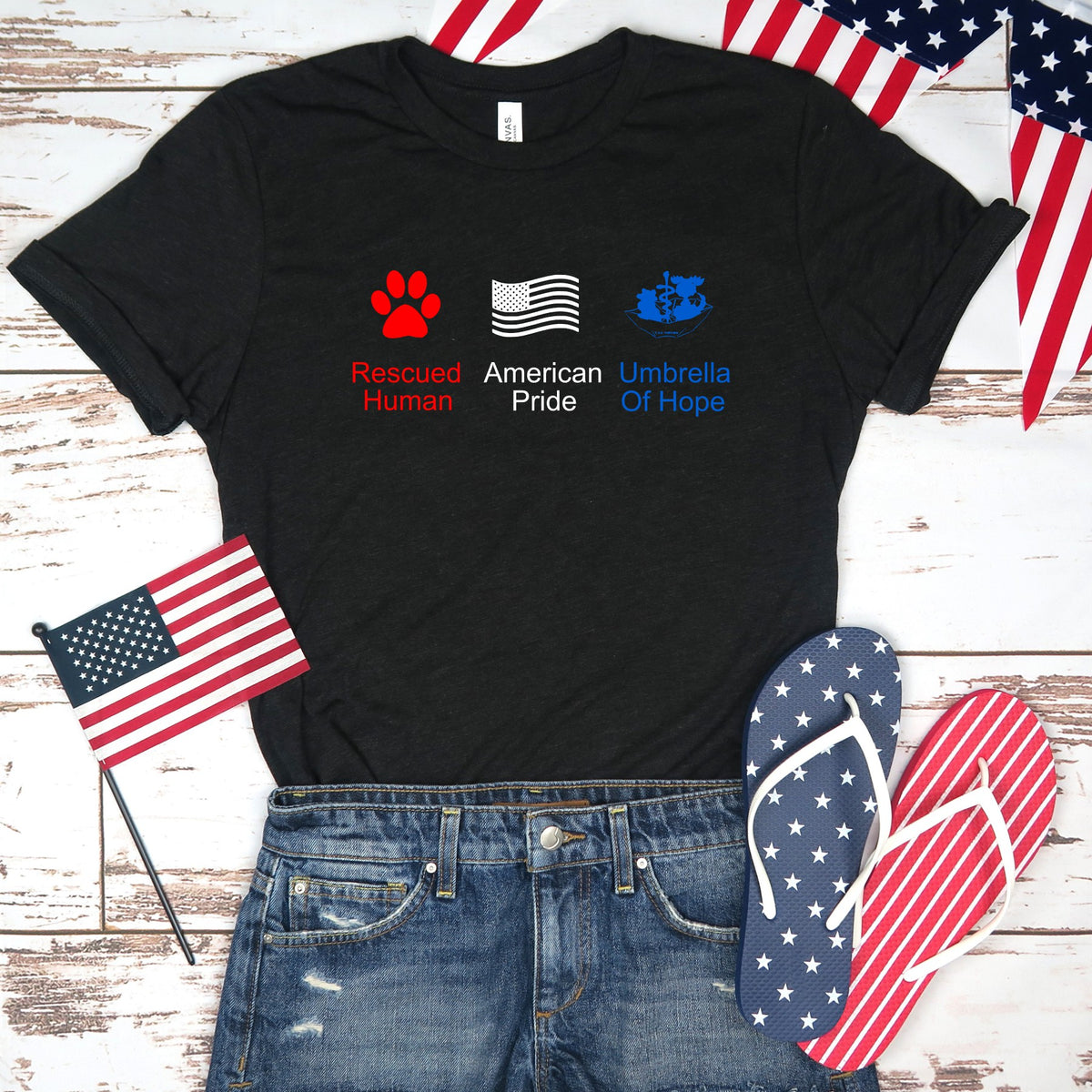 4th of July Umbrella of Hope Unisex - Ruff Life Rescue Wear