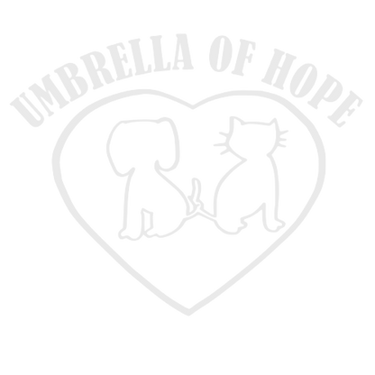 Umbrella of Hope Glitter Vinyl Decal (Available In Several Colors) - Ruff Life Rescue Wear