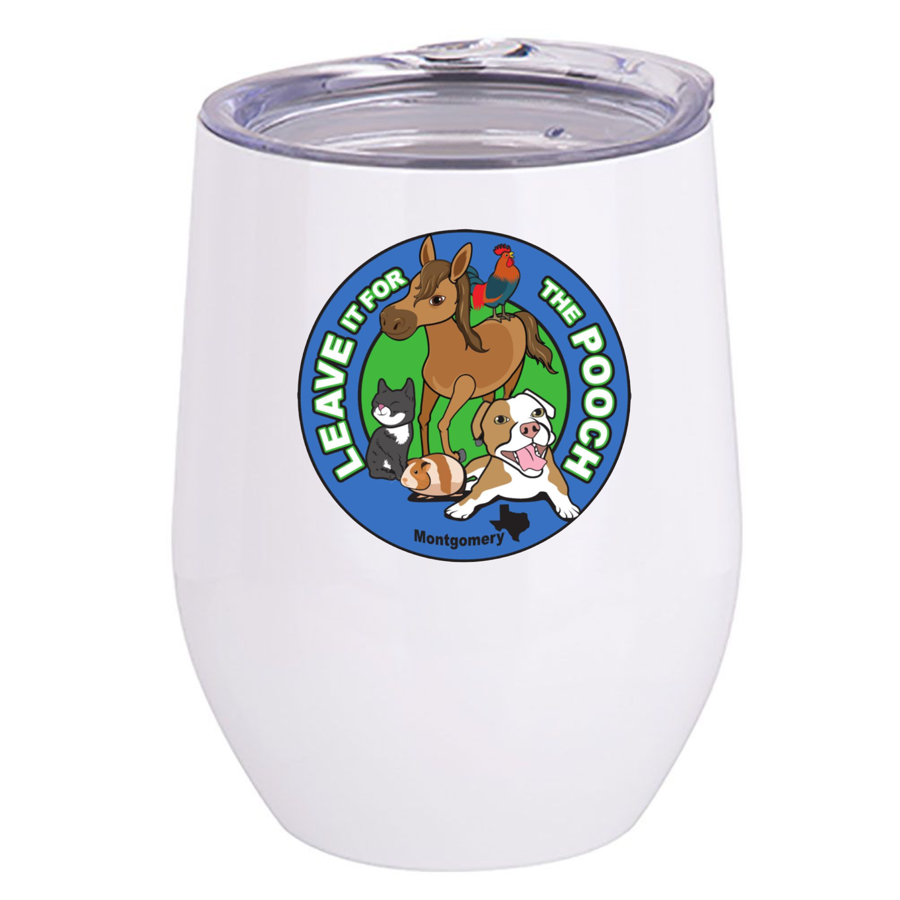 Leave It For The Pooch Wine Tumbler