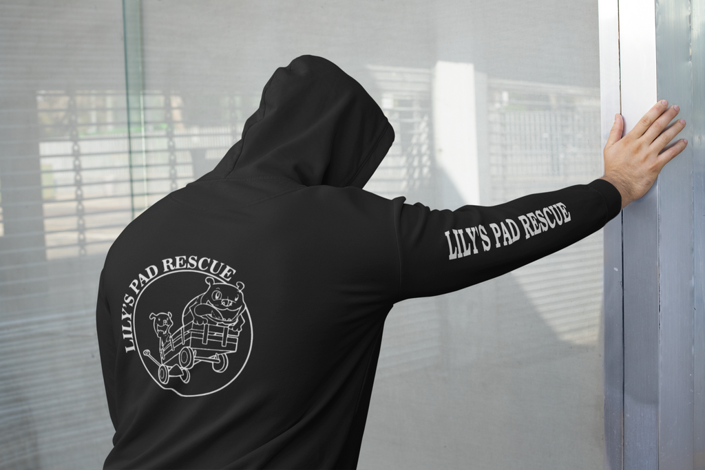 Lily's Pad Zip Up Hoodie - Ruff Life Rescue Wear