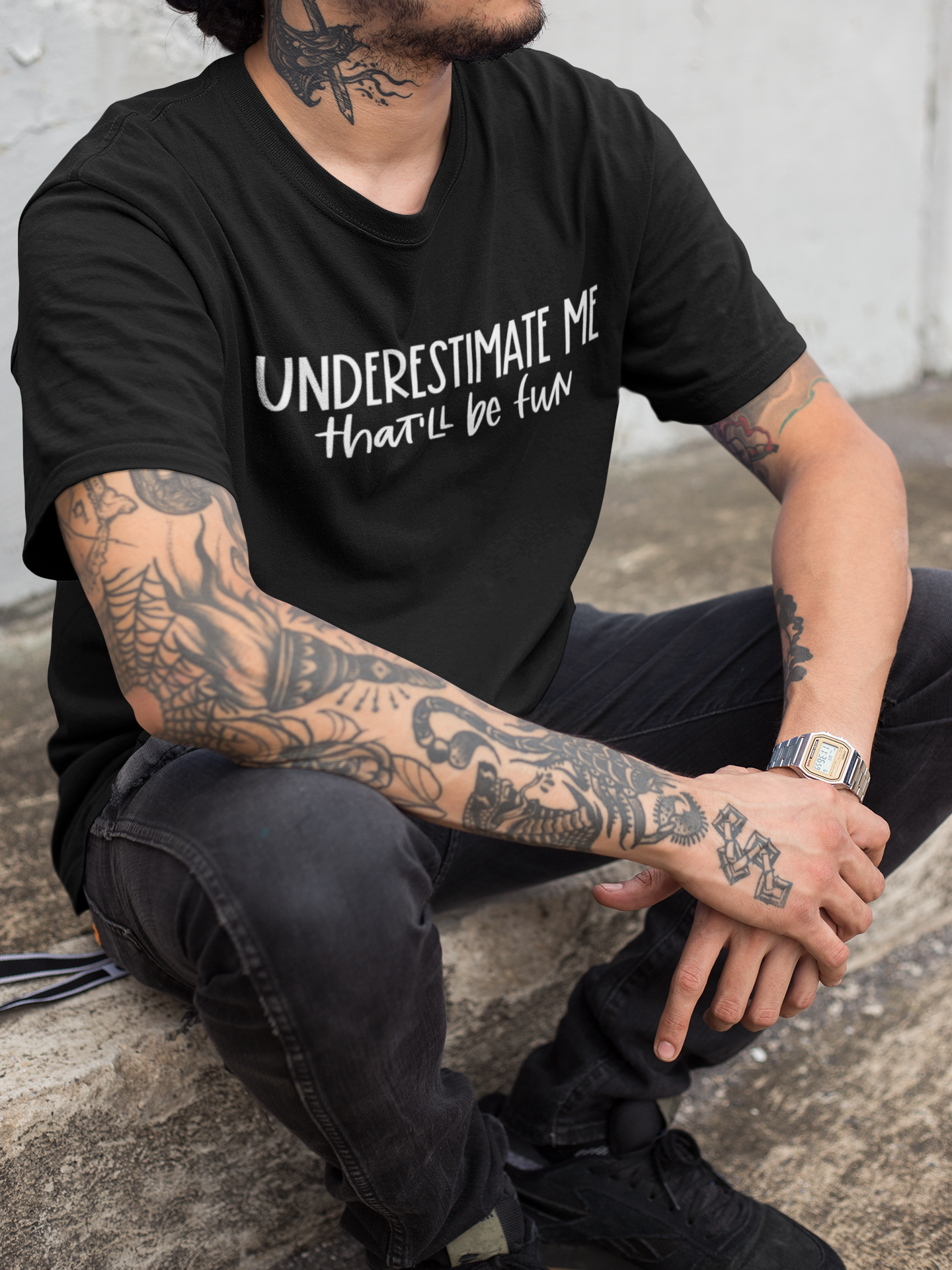 Under Estimate Me - Unisex Tee - Ruff Life Rescue Wear