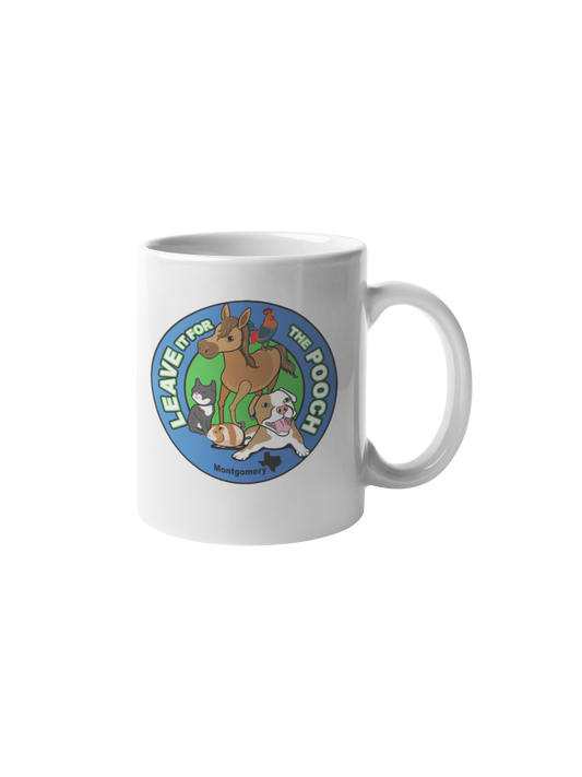 New Logo Leave It For The Pooch Coffee Mug - Ruff Life Rescue Wear