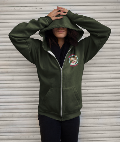 NEW - Underdog Zip Up Hoodie - Ruff Life Rescue Wear