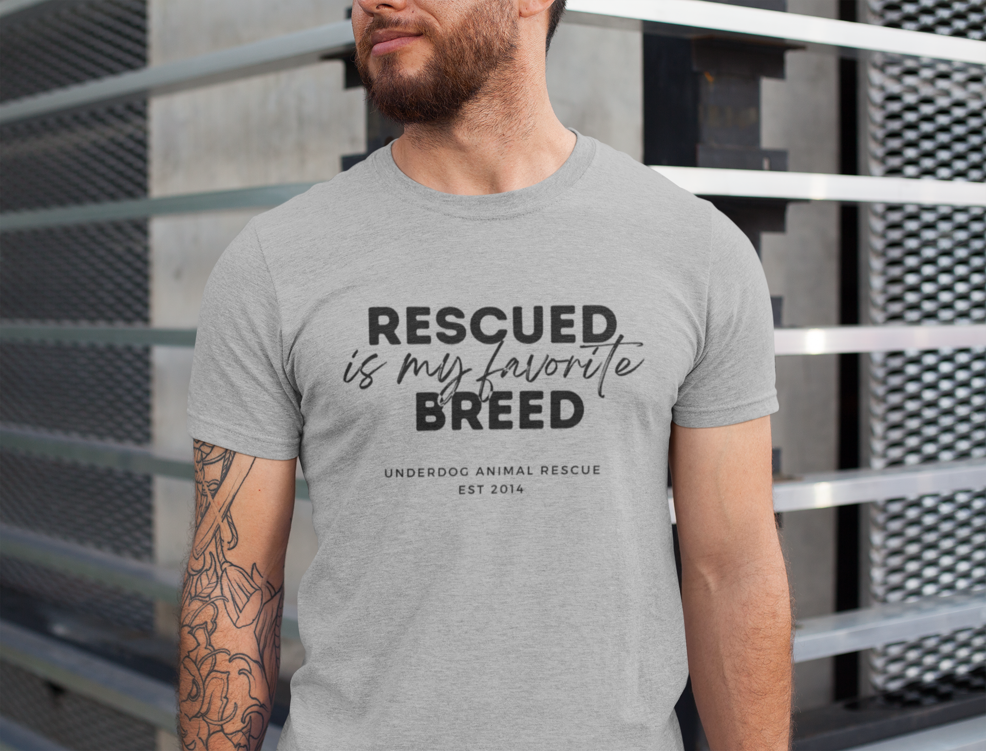Underdog Rescued Unisex Tees - Ruff Life Rescue Wear