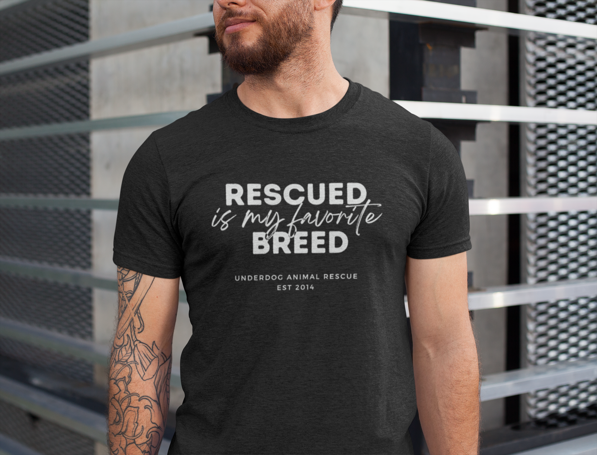 Underdog Rescued Unisex Tees - Ruff Life Rescue Wear