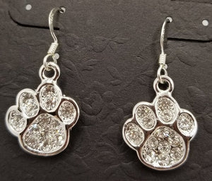 Paw Print Earrings - Ruff Life Rescue Wear