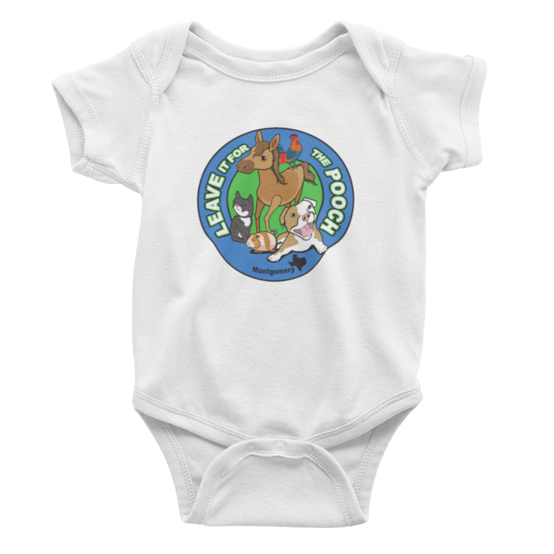 New Logo Leave It For The Pooch Onsie