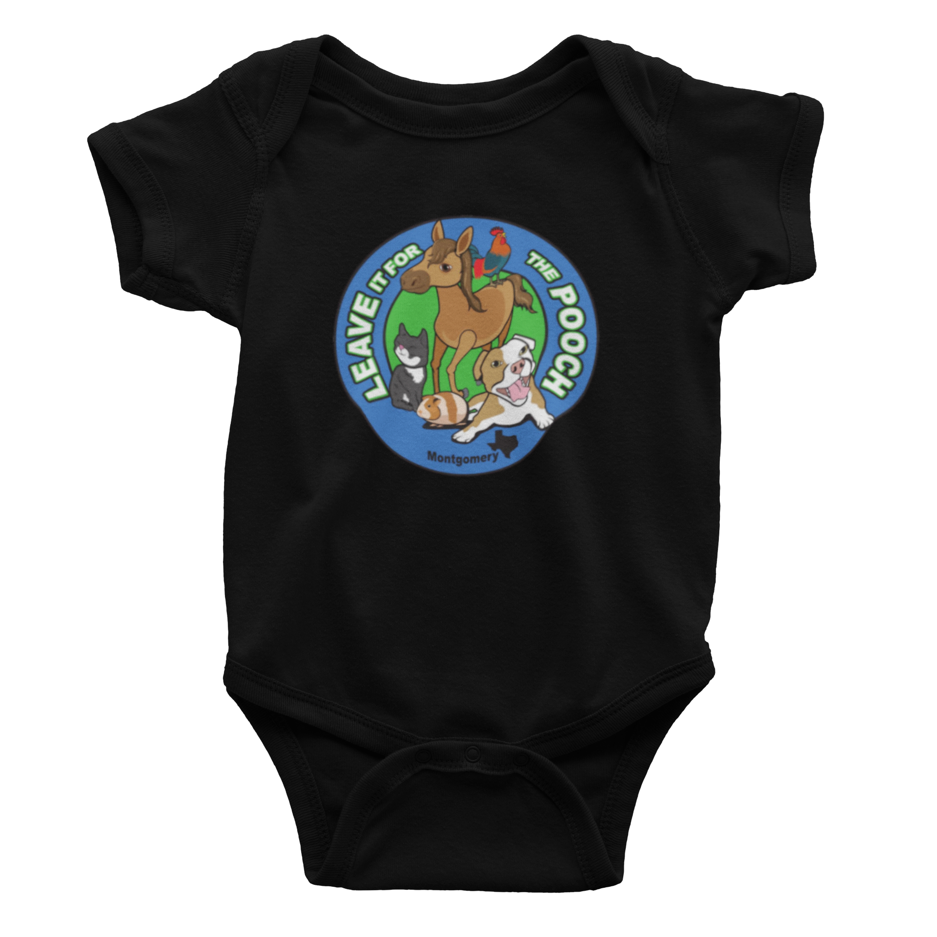 New Logo Leave It For The Pooch Onsie
