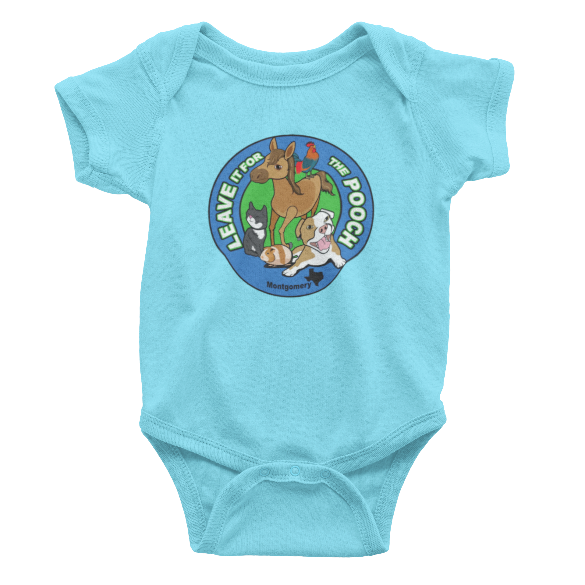 New Logo Leave It For The Pooch Onsie