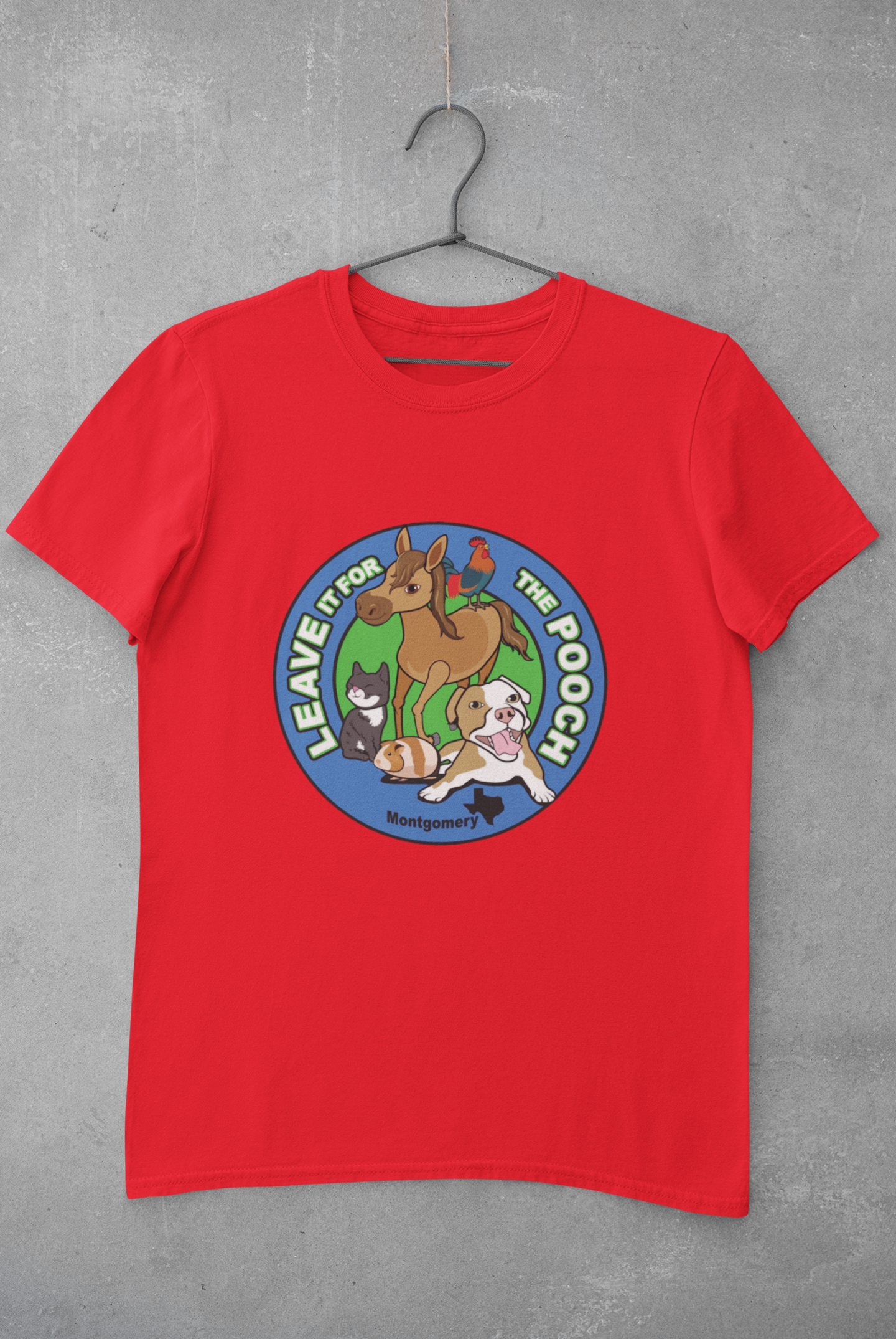 New Logo Leave It For The Pooch Youth Tee