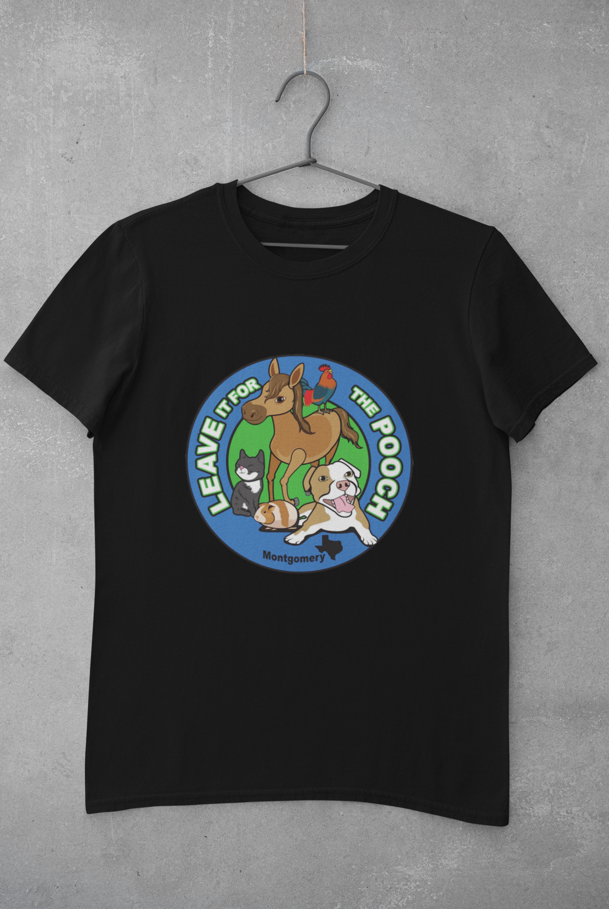 New Logo Leave It For The Pooch Youth Tee - Ruff Life Rescue Wear