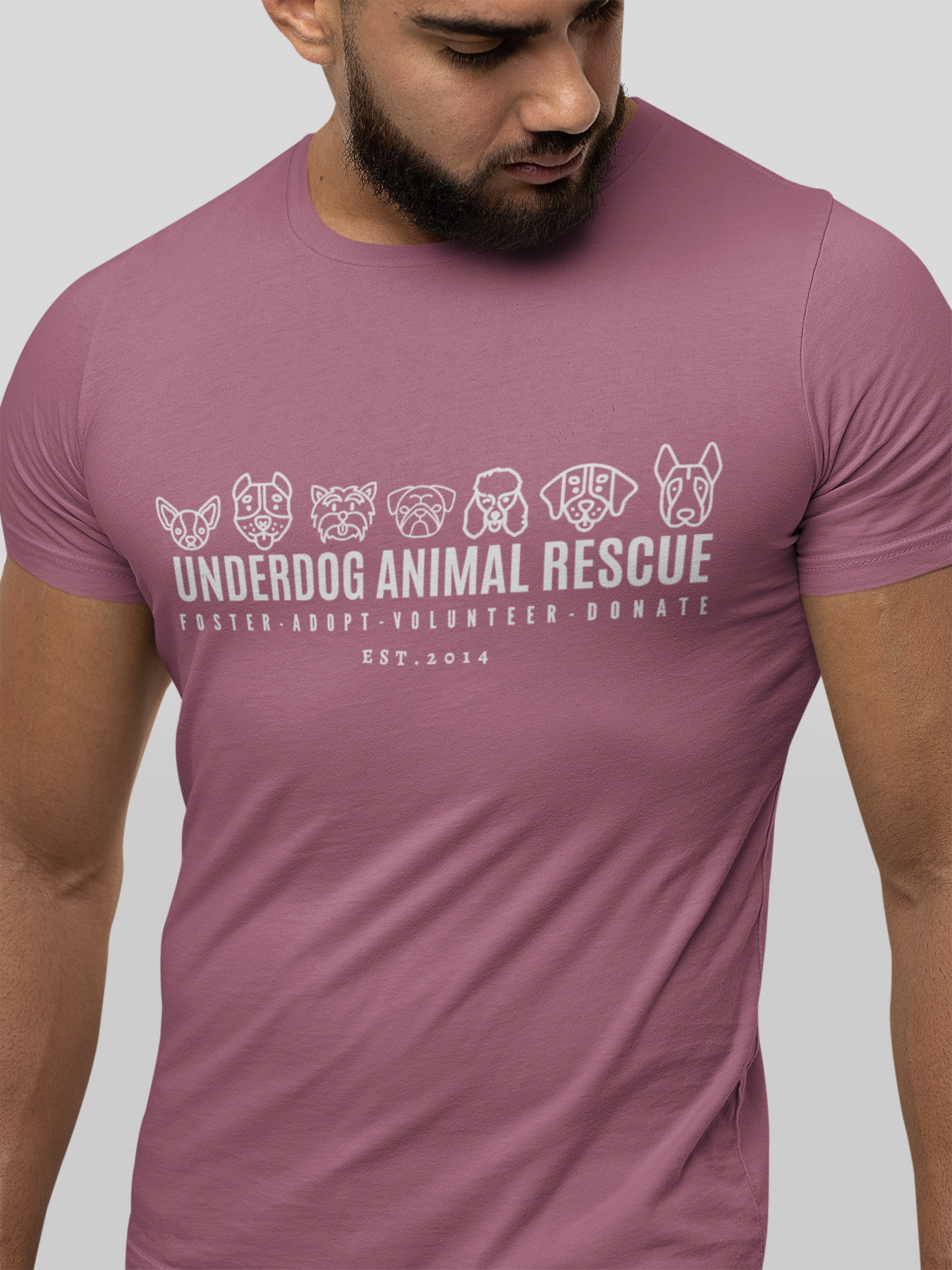 Underdog Adopt Unisex Tees - Ruff Life Rescue Wear
