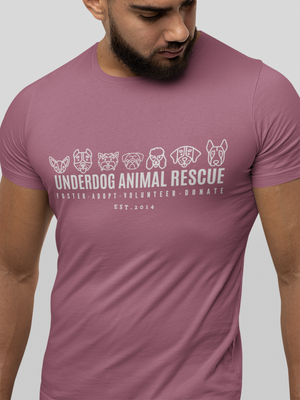 Underdog Adopt Unisex Tees - Ruff Life Rescue Wear