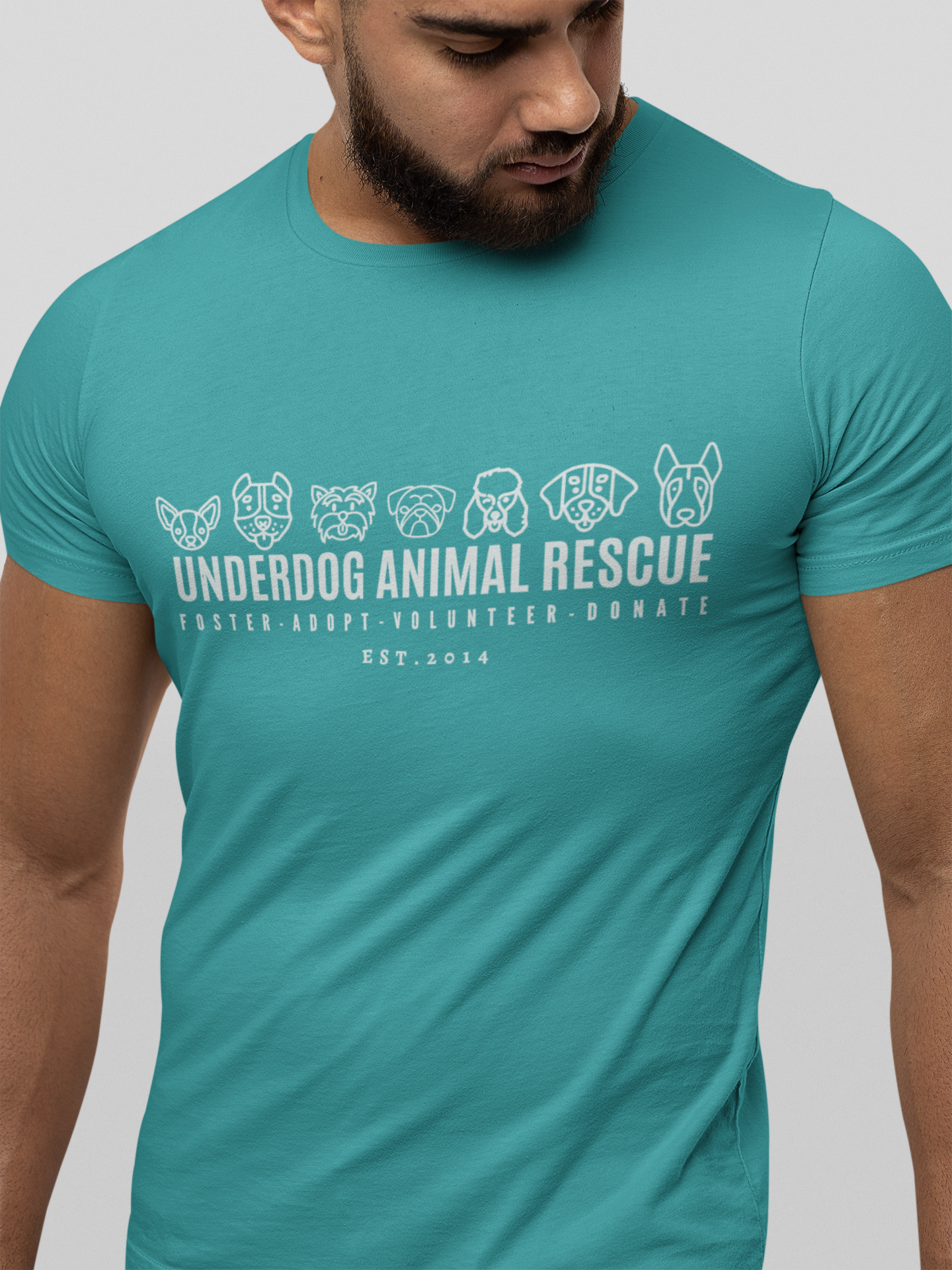 Underdog Adopt Unisex Tees - Ruff Life Rescue Wear