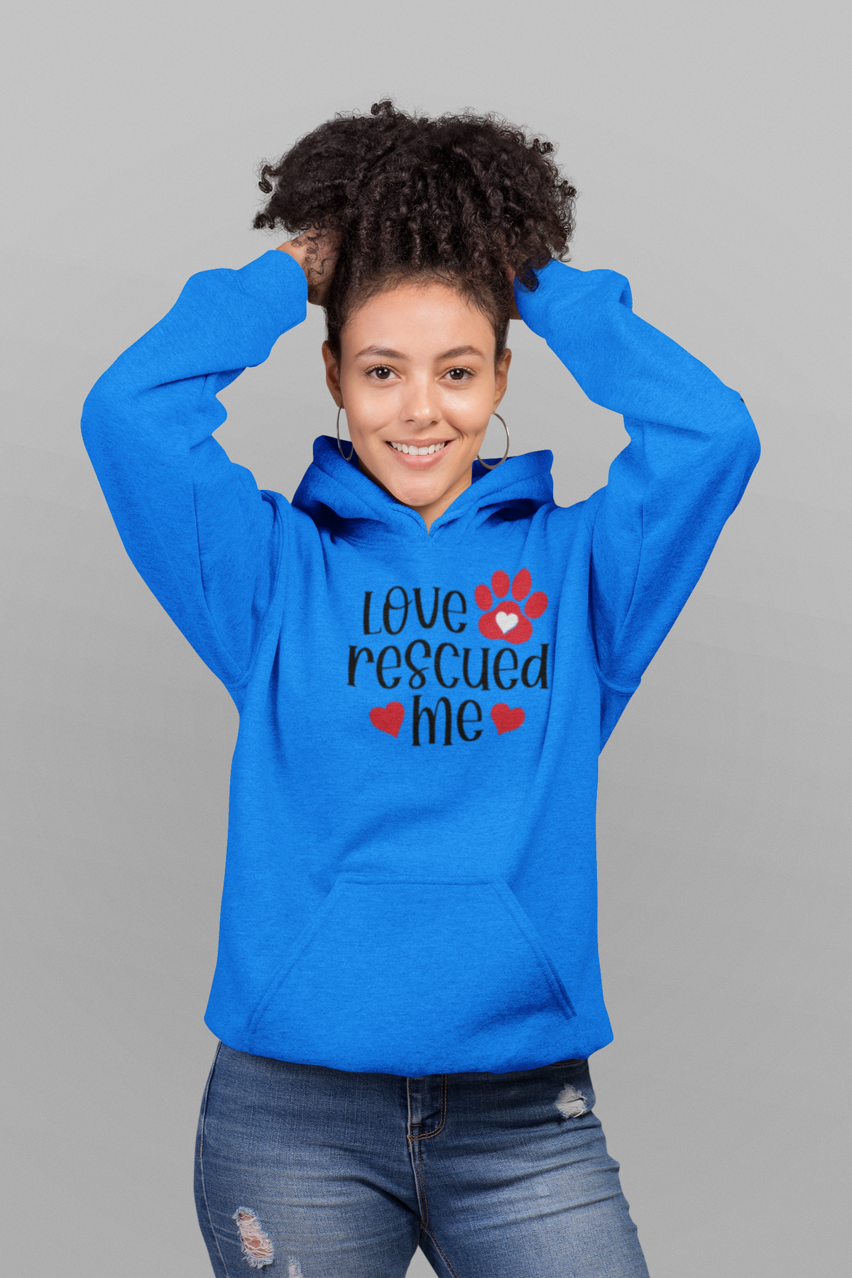 Lily's Pad Rescued Hoodie (available in several colors) - Ruff Life Rescue Wear