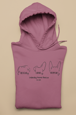 Underdog - Unisex Pullover Hoodie - Ruff Life Rescue Wear