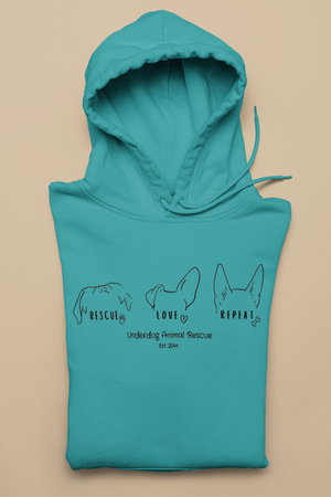 Underdog - Unisex Pullover Hoodie - Ruff Life Rescue Wear