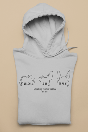 Underdog - Unisex Pullover Hoodie - Ruff Life Rescue Wear