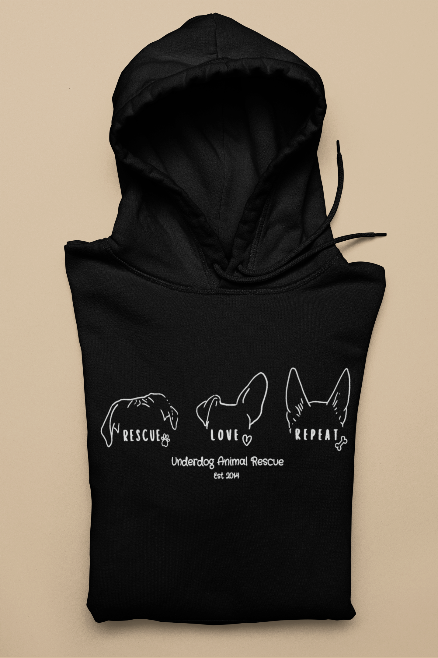 Underdog - Unisex Pullover Hoodie - Ruff Life Rescue Wear