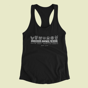 Underdog Adopt Flowy Racerback Tank - Ruff Life Rescue Wear