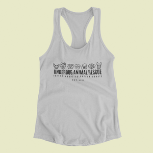 Underdog Adopt Flowy Racerback Tank - Ruff Life Rescue Wear