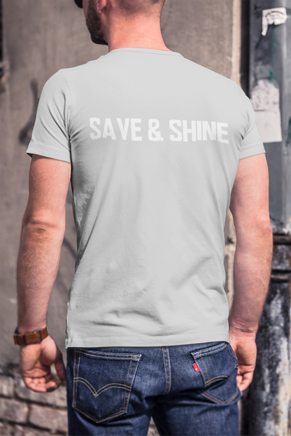 Save and Shine Large Logo Unisex Tee - Ruff Life Rescue Wear
